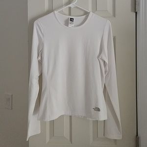 Long Sleeved White NF Shirt